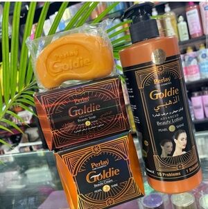 Perlay Goldie Advanced Beauty Set ( Lotio + Face Creme + Sop)